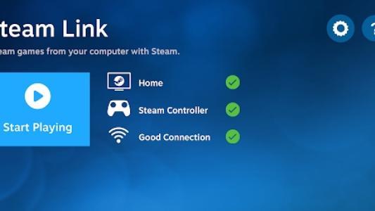 Steam Link titlescreen