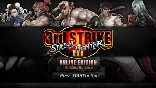 Street Fighter III: Third Strike Online Edition titlescreen