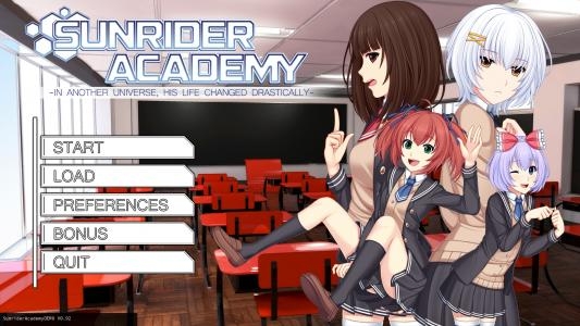 Sunrider Academy titlescreen