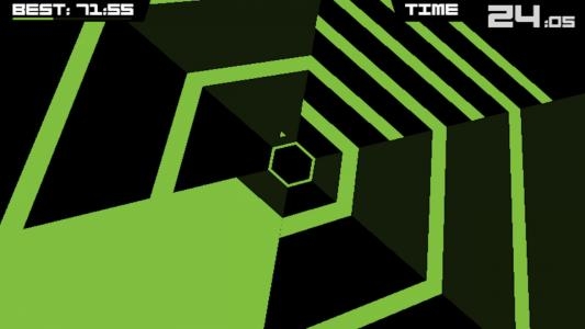 Super Hexagon screenshot