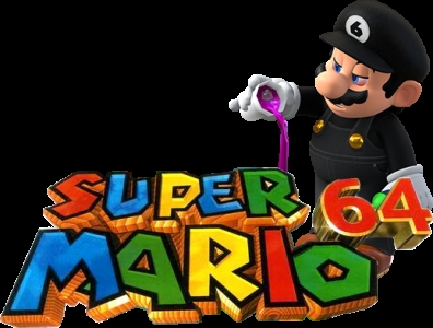 Super Mario 64 (6b version) clearlogo