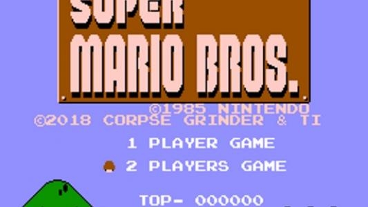 Super Mario Bros. (2-Player Hack) titlescreen