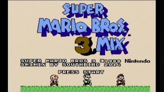 Super Mario Bros 3: Super Mario Bros 3mix titlescreen