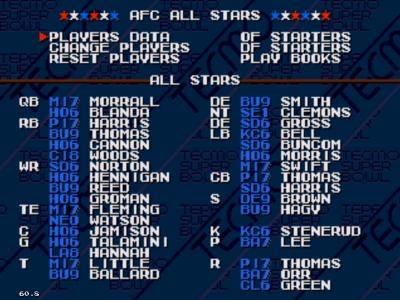 Tecmo Super Bowl Convergence screenshot