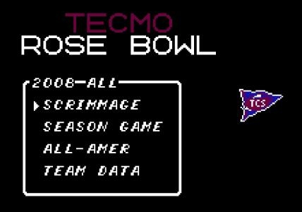 Tecmo Super Bowl NCAA Alumni screenshot