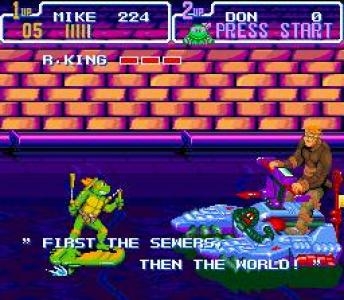 Teenage Mutant Ninja Turtles IV: Turtles In Time screenshot