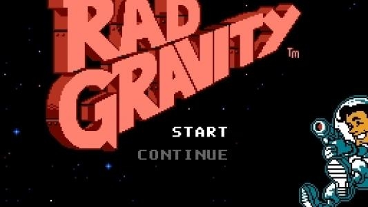 The Adventures of Rad Gravity titlescreen