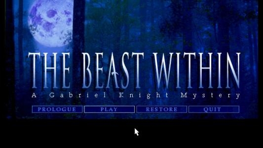 The Beast Within: A Gabriel Knight Mystery titlescreen