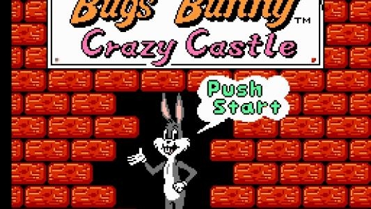 The Bugs Bunny Crazy Castle titlescreen