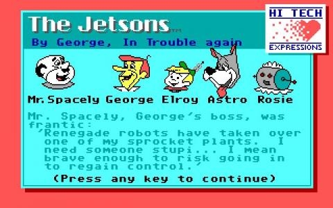 The Jetsons in By George, in Trouble Again screenshot