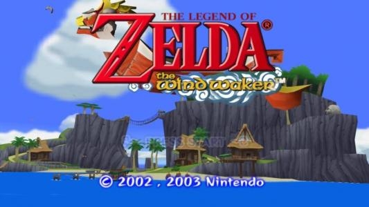 The Legend of Zelda: The Wind Waker titlescreen