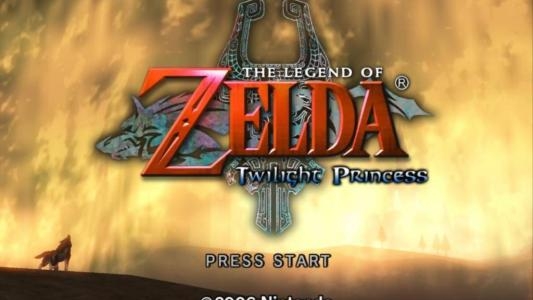 The Legend of Zelda: Twilight Princess titlescreen