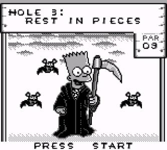 The Simpsons: Itchy & Scratchy in Miniature Golf Madness screenshot