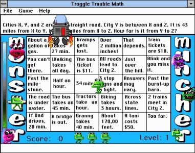 Troggle Trouble Math screenshot