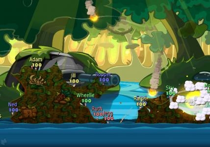 Worms: Battle Islands screenshot